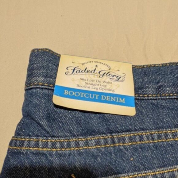 🆕NWT FADED GLORY BOOTCUT DENIM JEANS - 14H - Picture 3 of 7